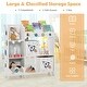 preview thumbnail 6 of 8, Costway Kids Toy and Book Organizer Children Wooden Storage Cabinet w/ - See Details