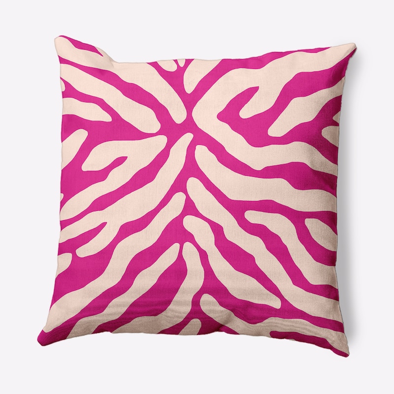 Animal Stripe Decorative Throw Pillow - Orchid - 26" x 26"