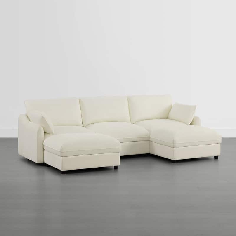 Spruce & Spring Oversized Cloud Modular Sectional Couches for Living Room