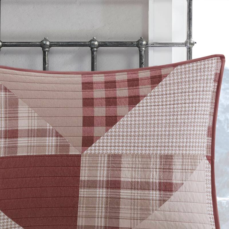 Woolrich Olsen 3 Piece Oversized Cotton Quilt Set