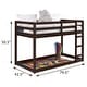 preview thumbnail 14 of 12, Twin Loft Bed with Ladder & Safety Guaranteed, Pink