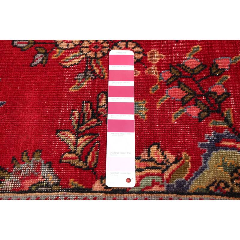 ECARPETGALLERY Hand-knotted Antalya Vintage Red Wool Rug - 5'11 x 9'2