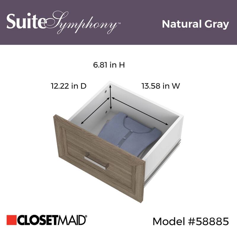 ClosetMaid SuiteSymphony 16" W x 10" H Drawer