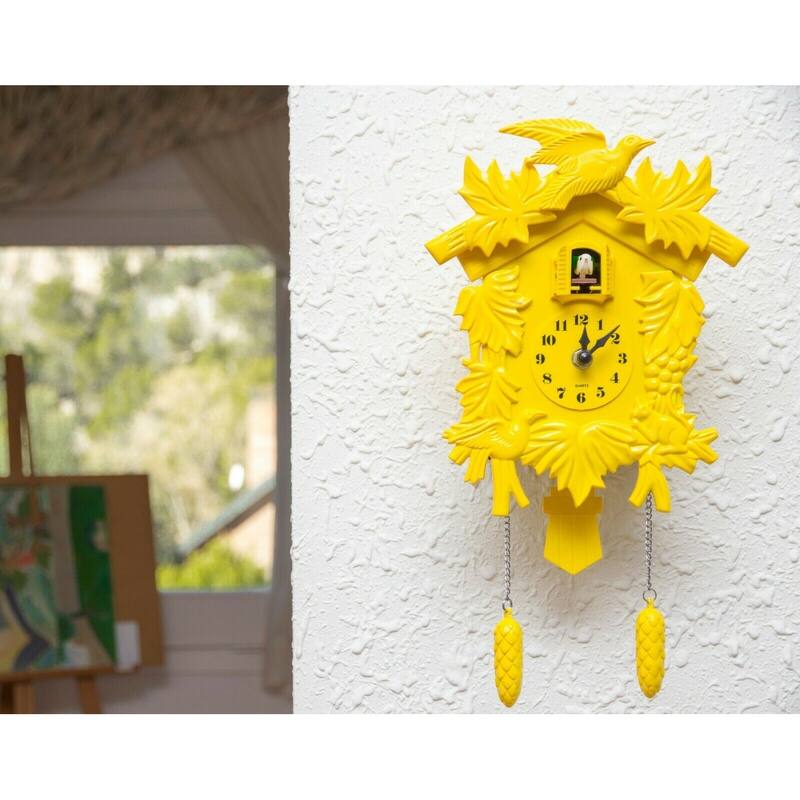 Walplus Yellow Cuckoo Clock DIY Art Home Decoration Home Decor Idea