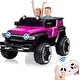 preview thumbnail 18 of 28, 2 Seater Ride On Car with Remote Control, 4WD Off-Road Truck 12V Electric Battery Powered Ride On Toys