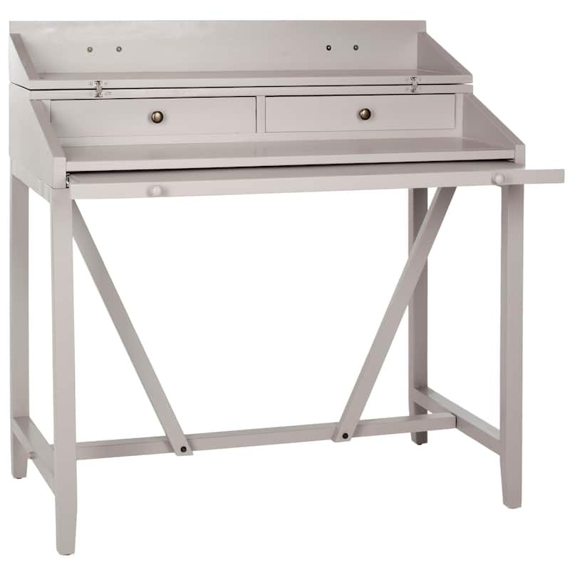 SAFAVIEH Kathryne Dark Walnut Writing Desk