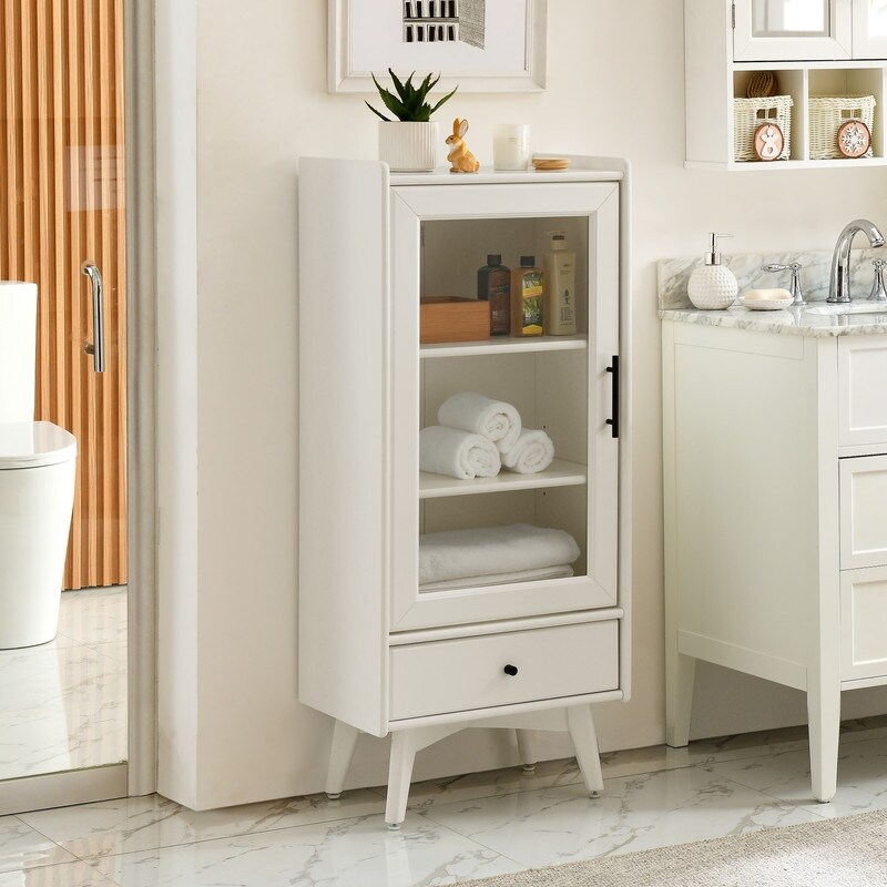 Bathroom storage cabinets floor best sale standing