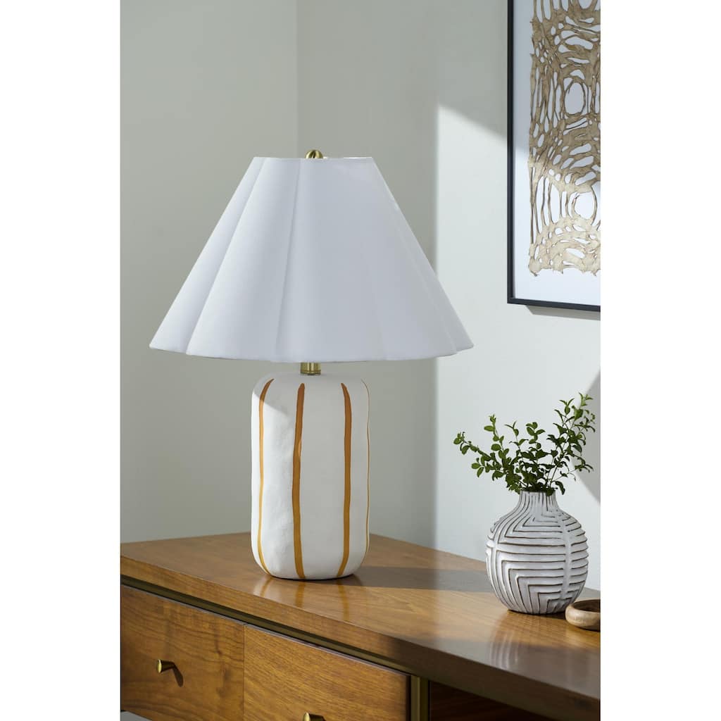 Livabliss Kinki Traditional Accent Table Lamp - 25"H x 18"W x 18"D