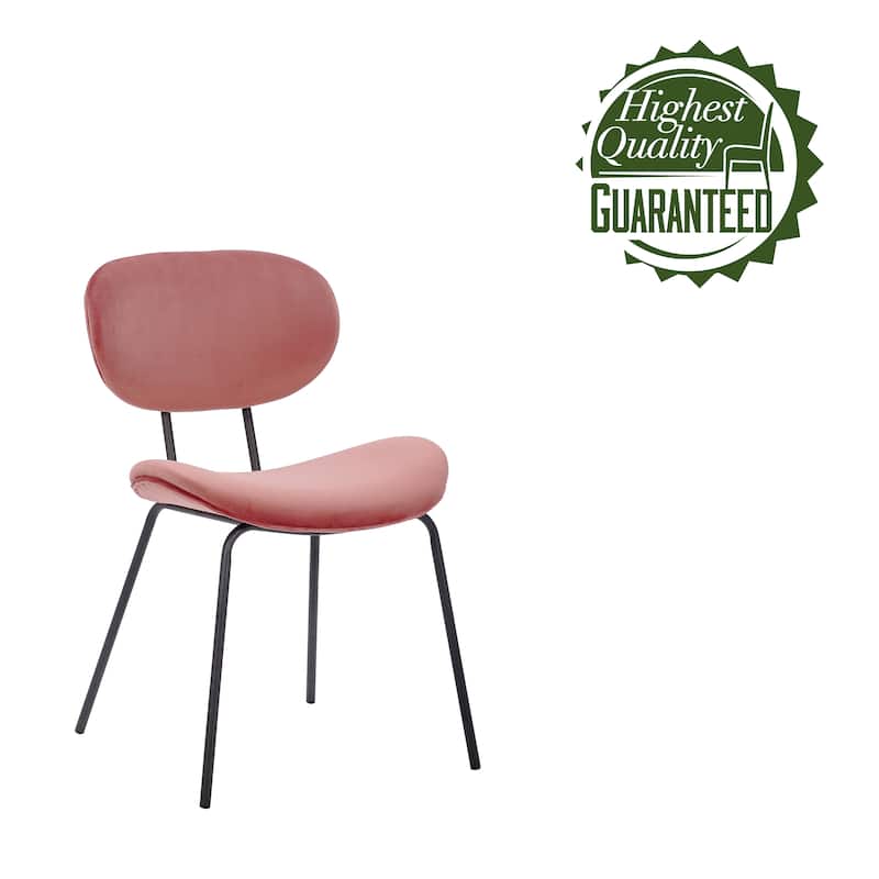 Porthos Home Brody Dining Chairs Set of 2, Velvet Upholstery, Iron legs