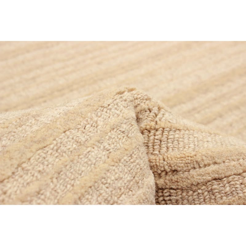 Kashkuli Gabbeh Tan Rug 4'0" x 4'0" - 4'0 x 4'0