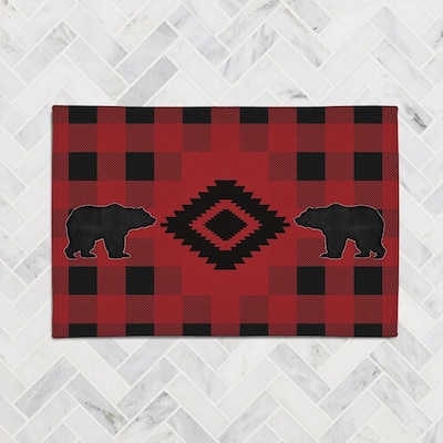 Buffalo Check Chenille Accent Rug