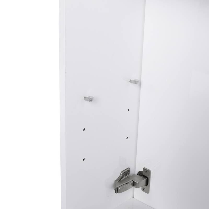 Beingnext 16"/23" Bathroom Vanity with Sink, Floating/Freestanding Bathroom Vanity with Soft Close Door