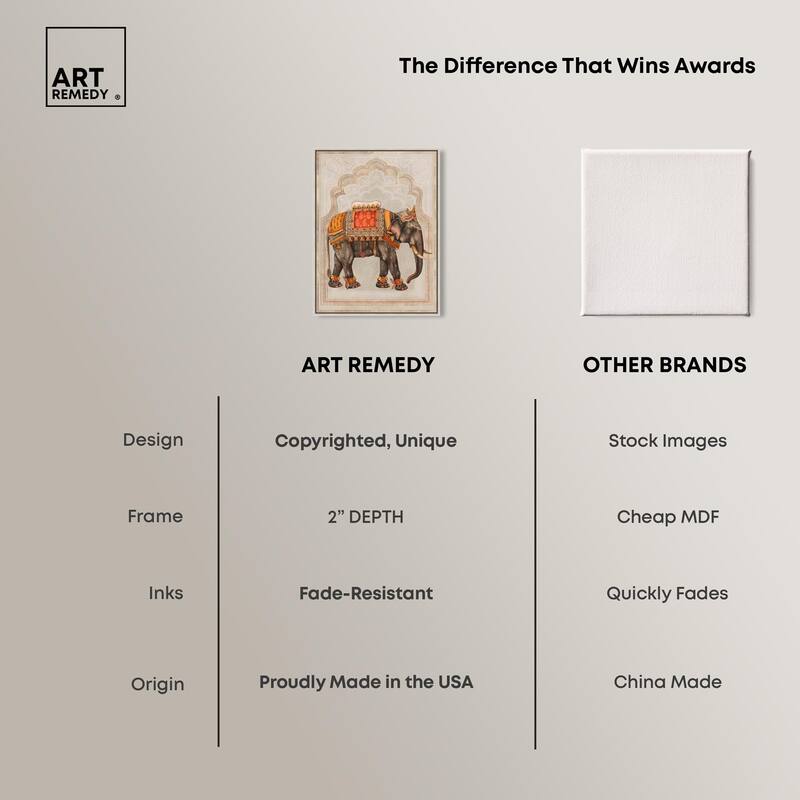 Elephant Queen Canvas by Art Remedy