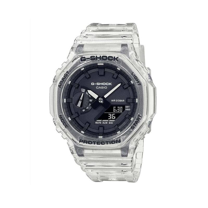 GA-2100SKE-7A Men's G-Shock Transparent Divers Analog/Digital Quartz Watch