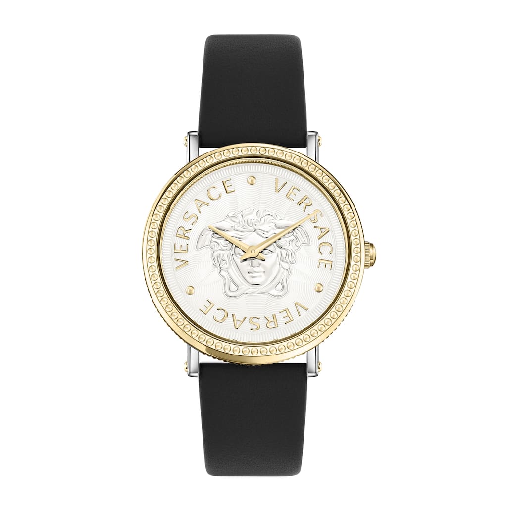 Versace Women's V-Dollar 37mm Quartz Watch VEQX00222 - Silver - One Size