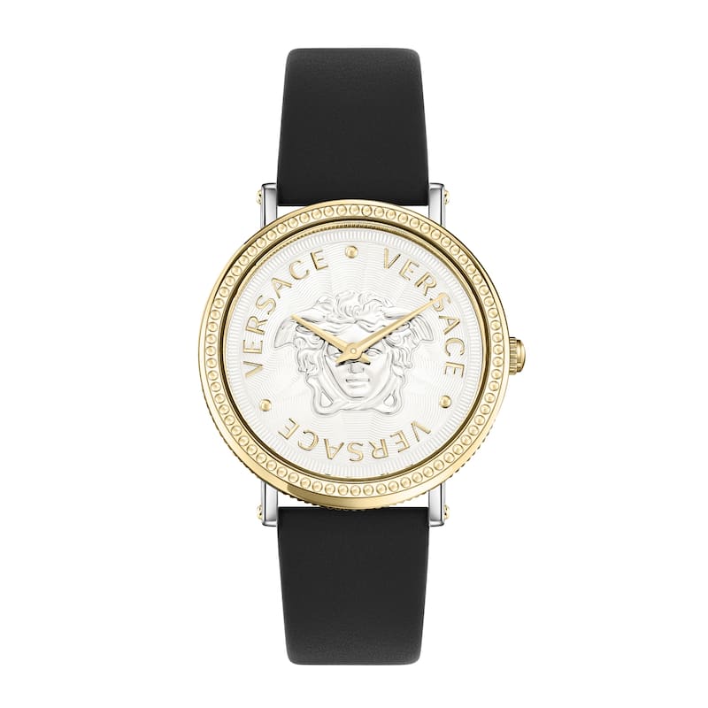 Versace Women's V-Dollar 37mm Quartz Watch VEQX00222 - Silver - One Size