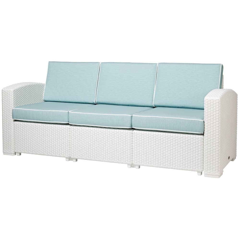 Magnolia Resin All-Weather Sofa with Cushions