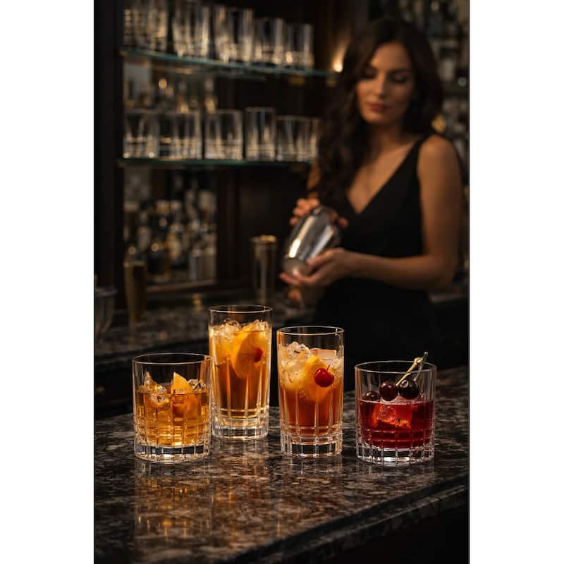 Red Vanilla Pinna Highball Glass set/6