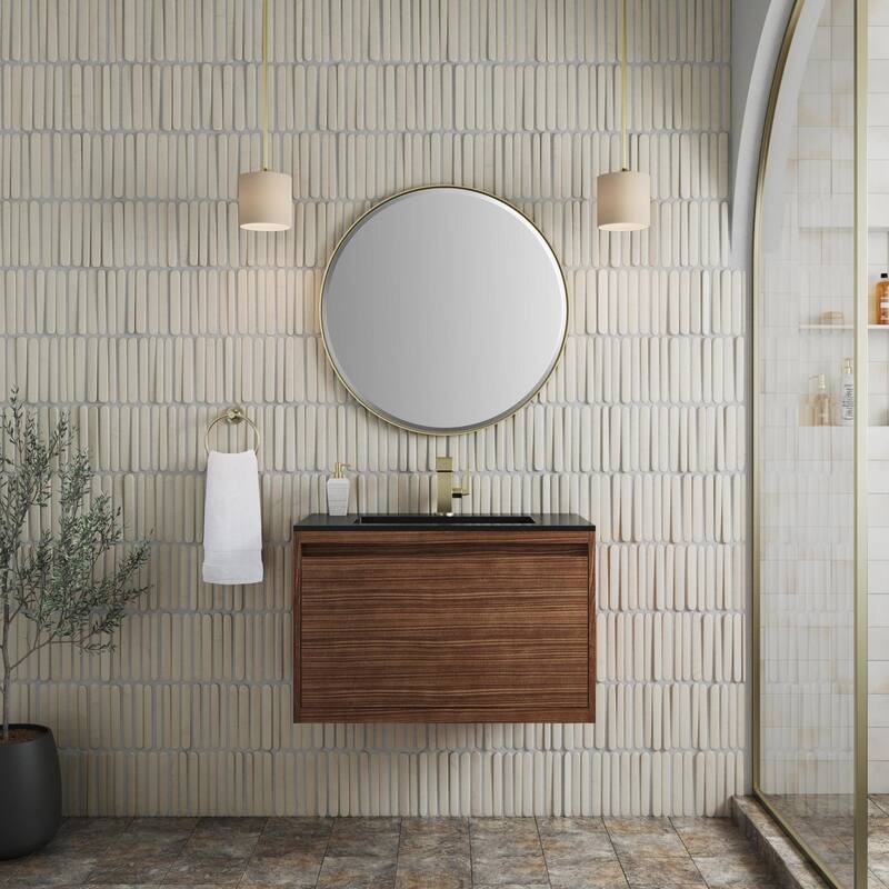James Martin Vanities 805-V31.5-CB-CH Mantova 32" Single Basin Poplar