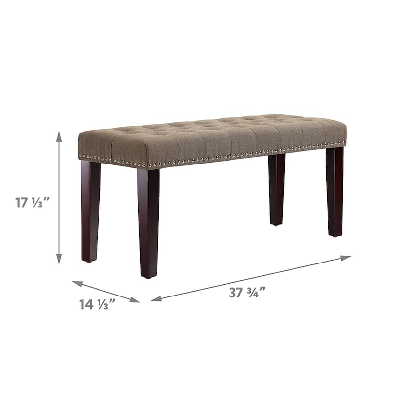 Maypex 38 in. Upholstered Bench
