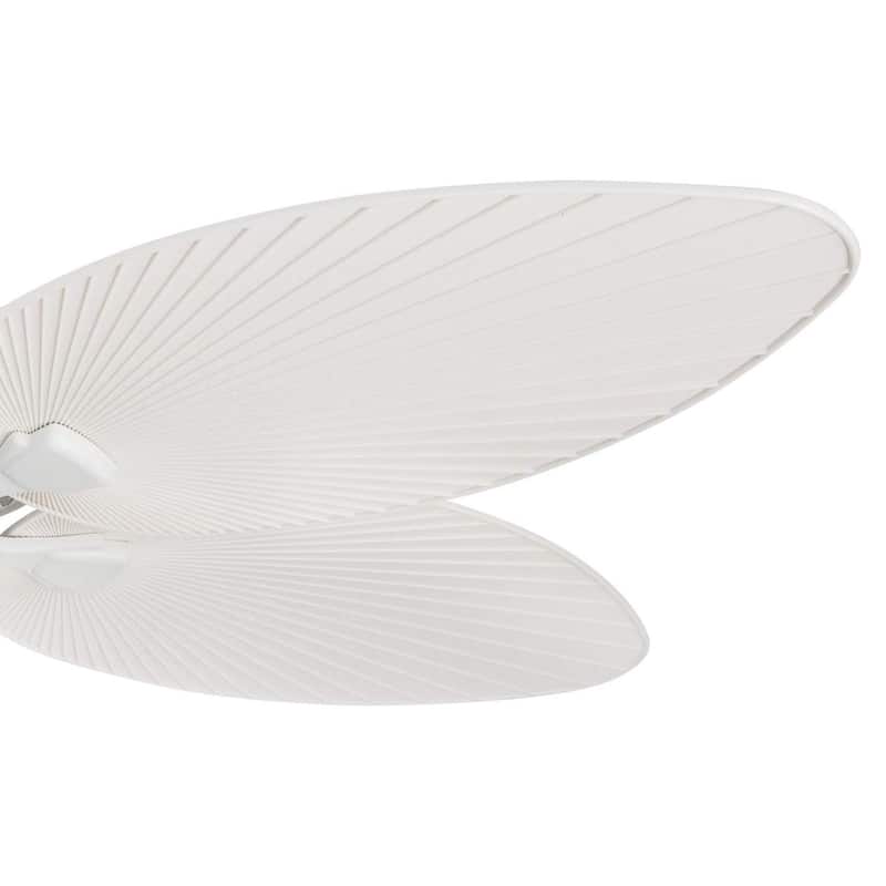 52" Honeywell Palm Island White Tropical Indoor/Outdoor Ceiling Fan
