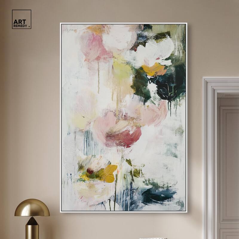 Dripping Colors IV Canvas by Art Remedy
