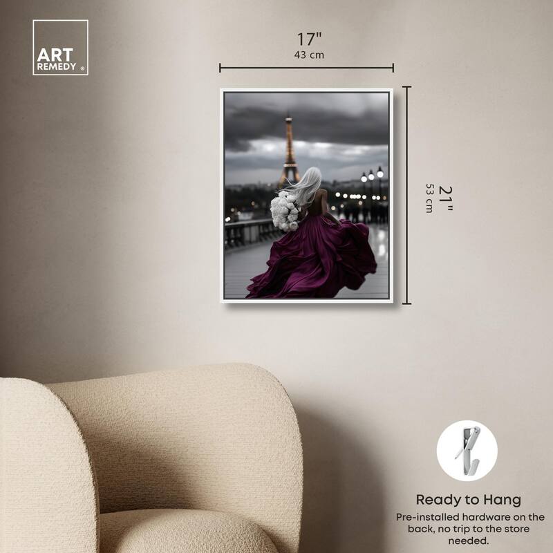 City of Love Canvas by Art Remedy