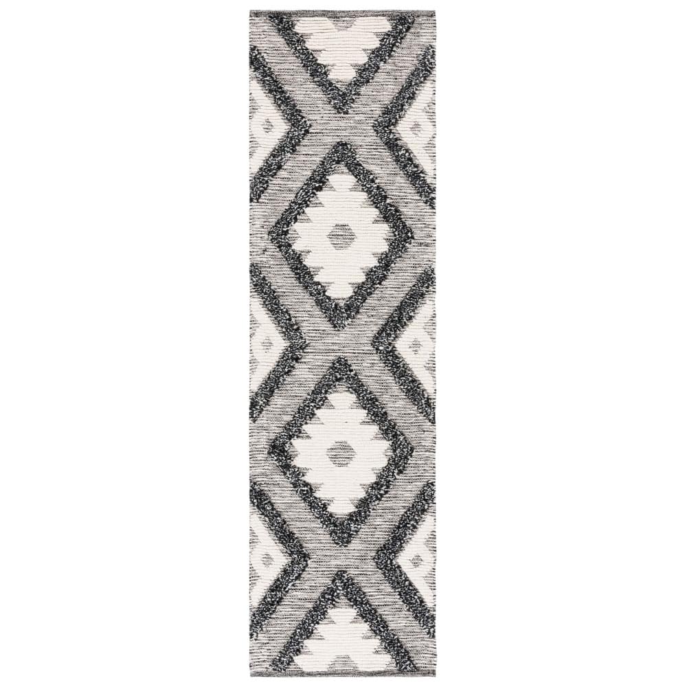 SAFAVIEH Handmade Natura Aladina Rustic Diamond Trellis Wool Rug
