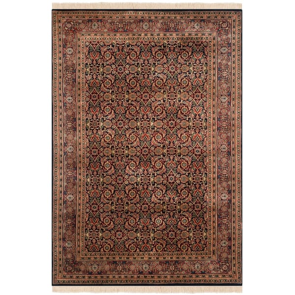 slide 2 of 3, SAFAVIEH Hand-knotted Herati Maia Traditional Oriental Wool Rug with Fringe 8' x 10' - Assorted - Rectangle