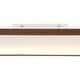 preview thumbnail 7 of 13, Modern Farmhouse Oval Long LED Semi-flush Mount For Kitchen - 38.2 in