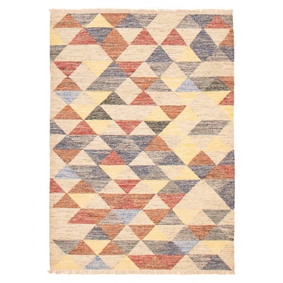 Ankara FW Multi Color Kilim 5'4" x 7'7" - 5'4 x 7'7