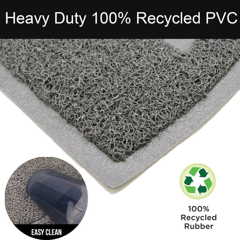 Welcome Outdoor Door Mat Non-Slip 100% Recycled PVC Rug
