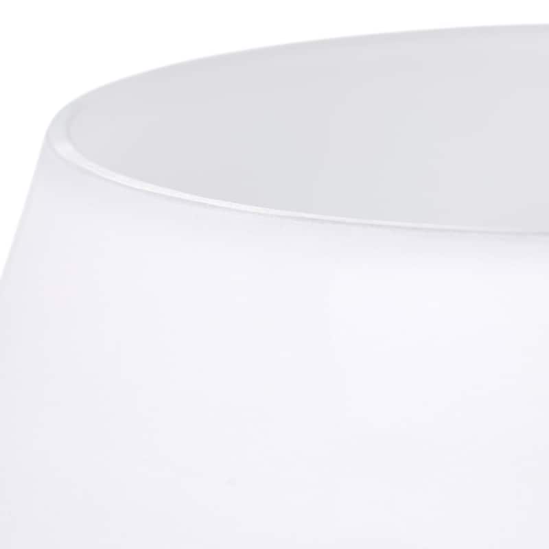 Brenda River of Goods Mango Wood and Blue/White Glass Shade 10.5-Inch Accent Lamp - 7.75" x 7.75" x 10.5"
