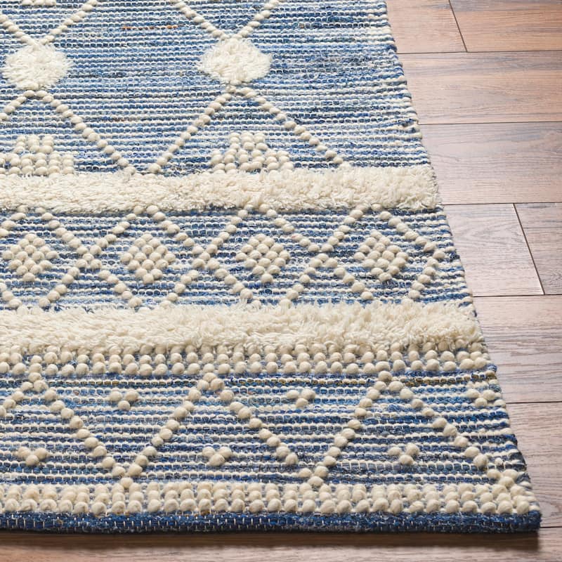 Pippa Handmade Farmhouse Cotton & Wool Area Rug