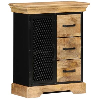 Sideboard 23.6"x11.8"x29.5" Solid Mango Wood