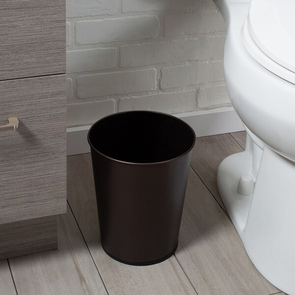 Bath Bliss Trash Can, Toilet Brush and Plunger 3 Piece Bathroom