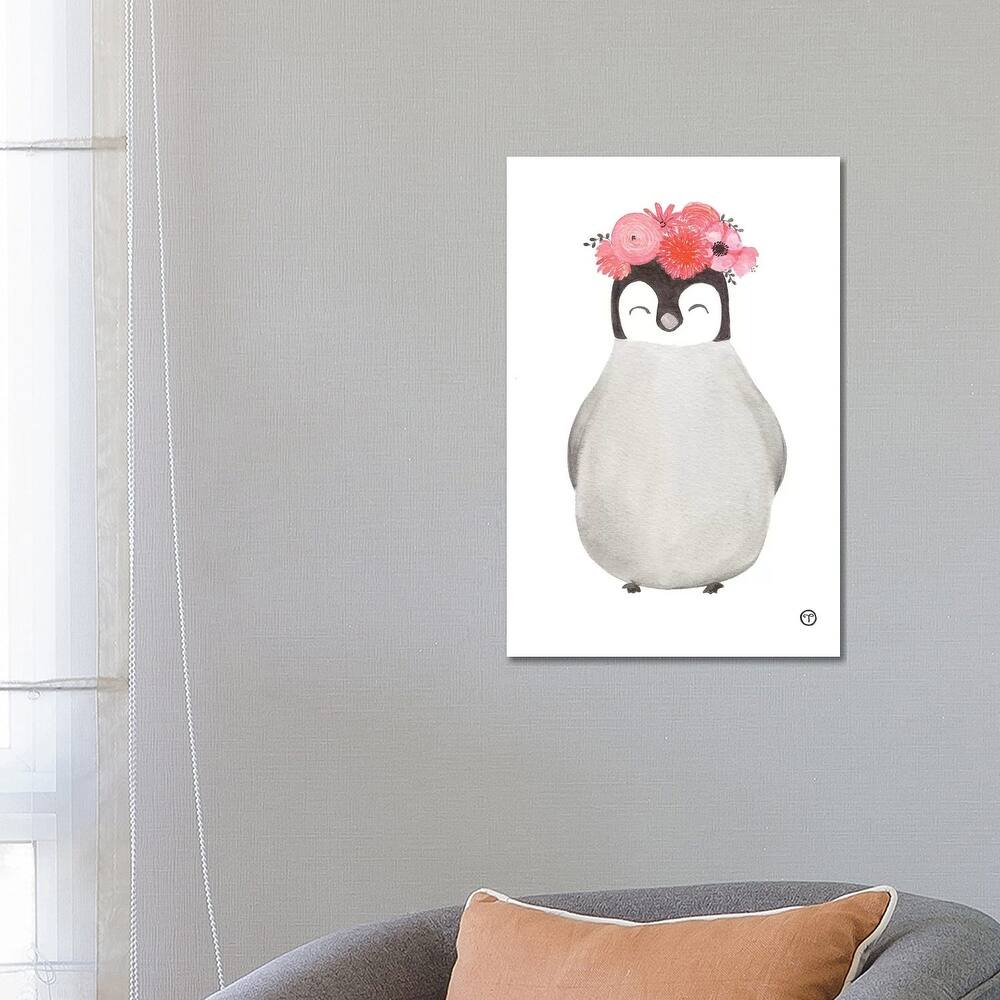 iCanvas "Penguin Paper" by CreatingTaryn Canvas Print