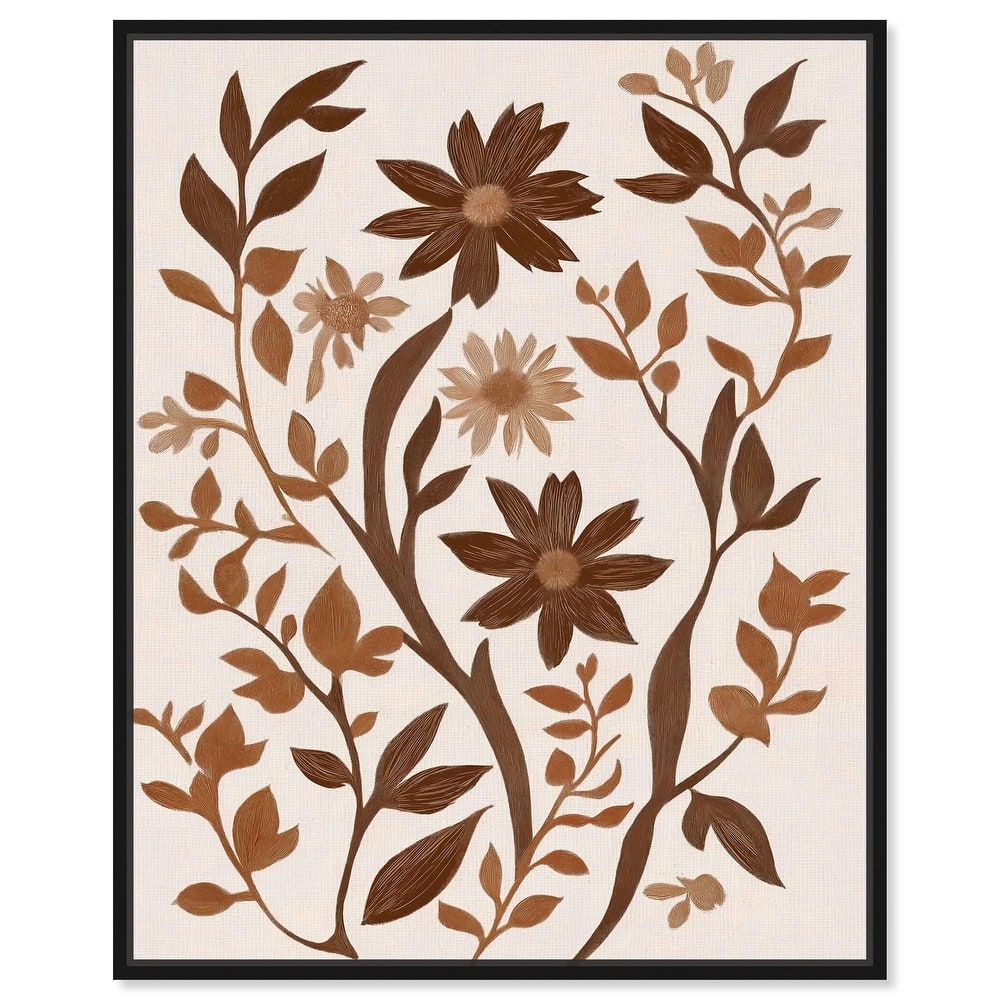 Sepia Sepal III Canvas by Art Remedy