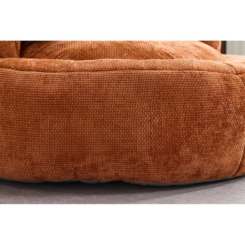Round Bean Bag Chairs for Soft Chenille Cover