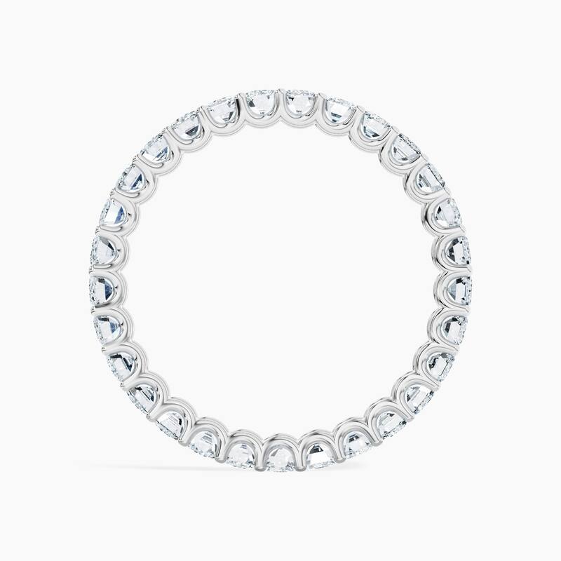 Auriya 14k Gold Emerald North-South Lab Grown Diamond Eternity Band 2.90 - 12.75 ct. tw. (F-G, VS)