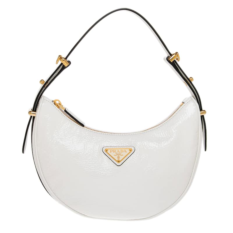 Arque Small Leather Shoulder Bag - Off White