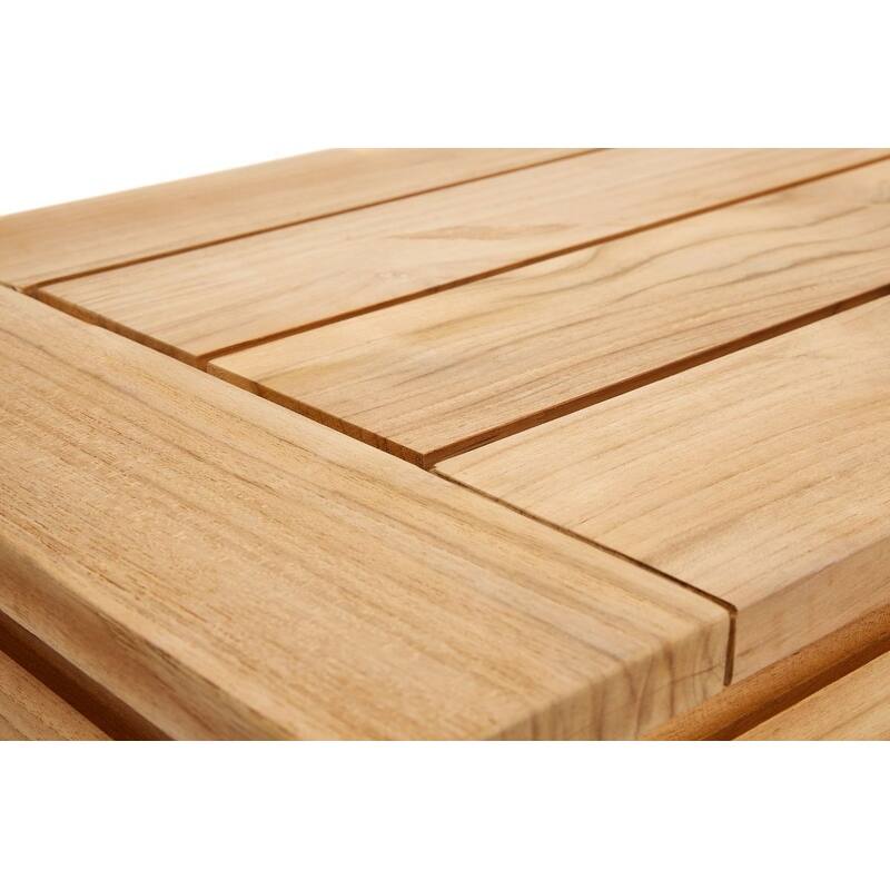 Winston All-Natural Teak Outdoor Dining Bench