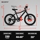 preview thumbnail 17 of 28, 20 Inch Kids' Bike, Boys Girls Mountain Bike Ages 8-12