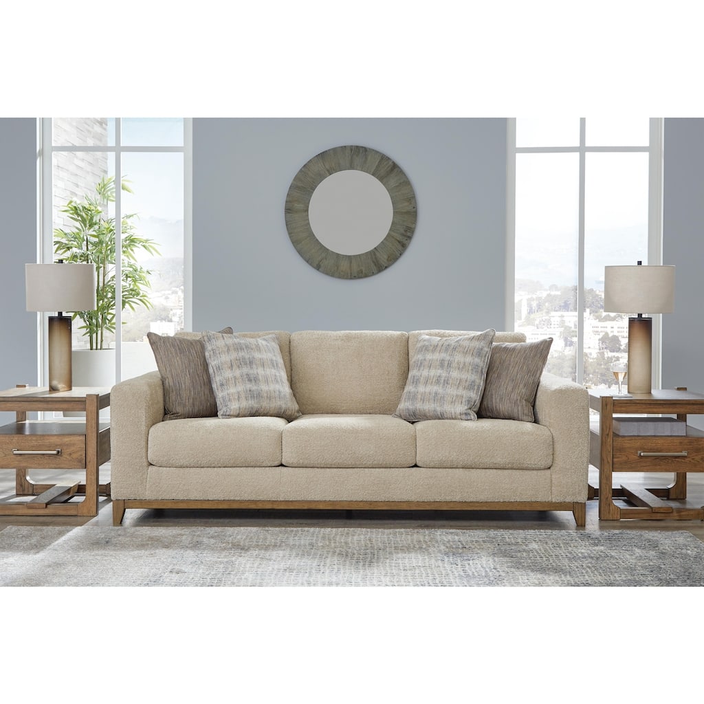 Signature Design by Ashley Parklynn Desert Sofa - 93"W x 40"D x 38"H