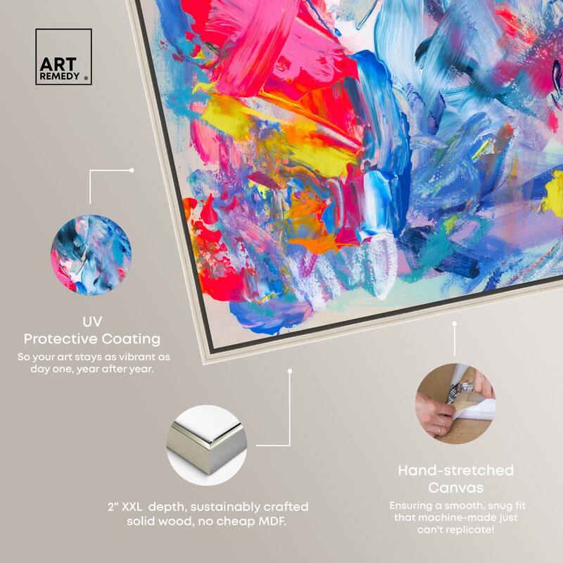 Colorburst Mirage Canvas by Art Remedy