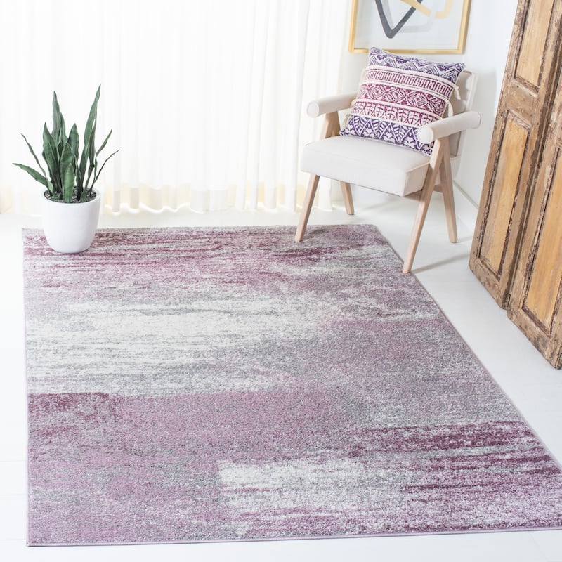 SAFAVIEH Adirondack Brynn Modern Abstract Rug - 8' x 10' - Grey/Purple - Rectangle