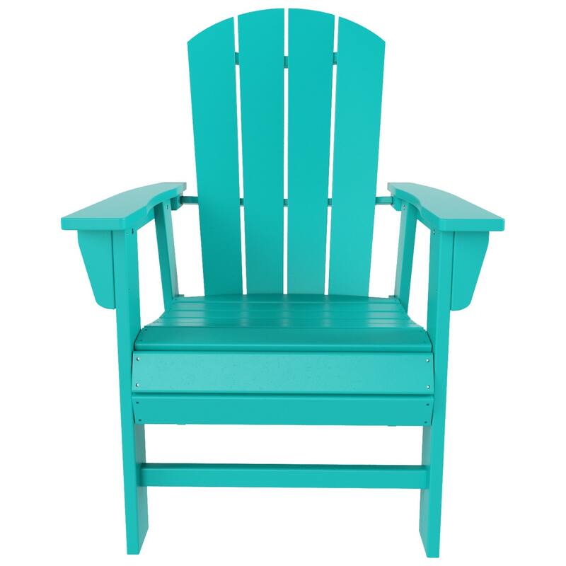 Polytrends Laguna Casual Upright Adirondack Chair (Set of 2)