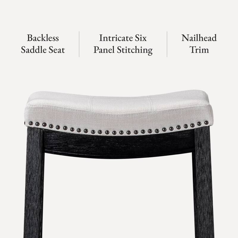 Maven Lane Sophia Saddle Kitchen Dining Stool