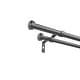 preview thumbnail 7 of 6, ATI Home Topper Double Curtain Rod and Finial Set