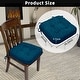 preview thumbnail 29 of 45, Indoor 3.7'' Dining Chair Pad Cushion (Set of 4)